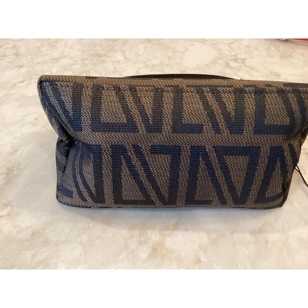 Diana Valentino Mini Top Handle Bag Designer Monogram Print Gold‎ Hardware - Picture 3 of 7